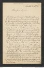 Nachlass Franz Steindachner, Brief von Giorgio Kolombatovic an Franz Steindachner (20.03.1882), Inv.Nr. 275.08, Seite 1